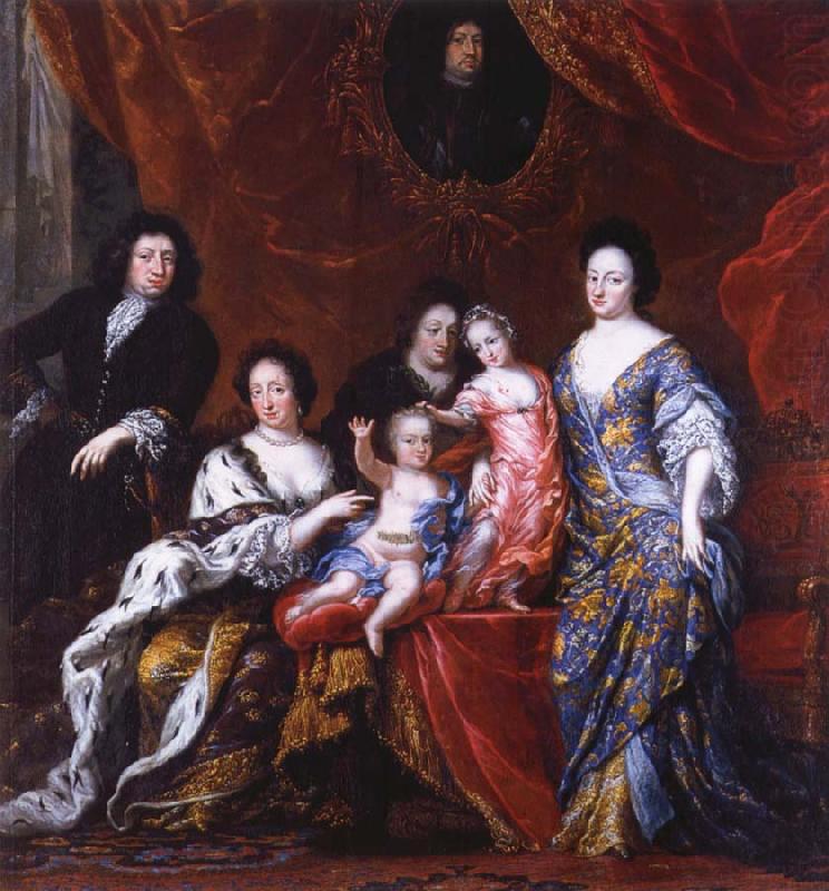 Grupportratt of Fellow XI with family, David Klocker Ehrenstrahl